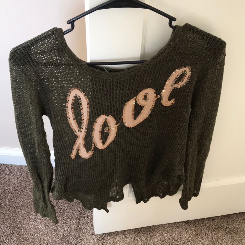Thin sweater LOVE TOP S